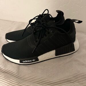 Adidas NMD R1 Black and White Sneakers